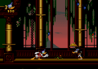 Скриншот игры Donald in Maui Mallard